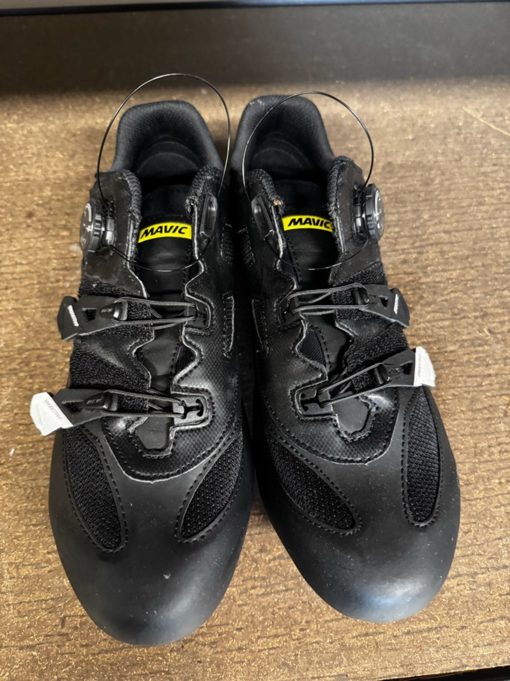 Mavic Cosmic Elite Black Men’s Road Cycling Shoes with BOA Dial and Strap $150